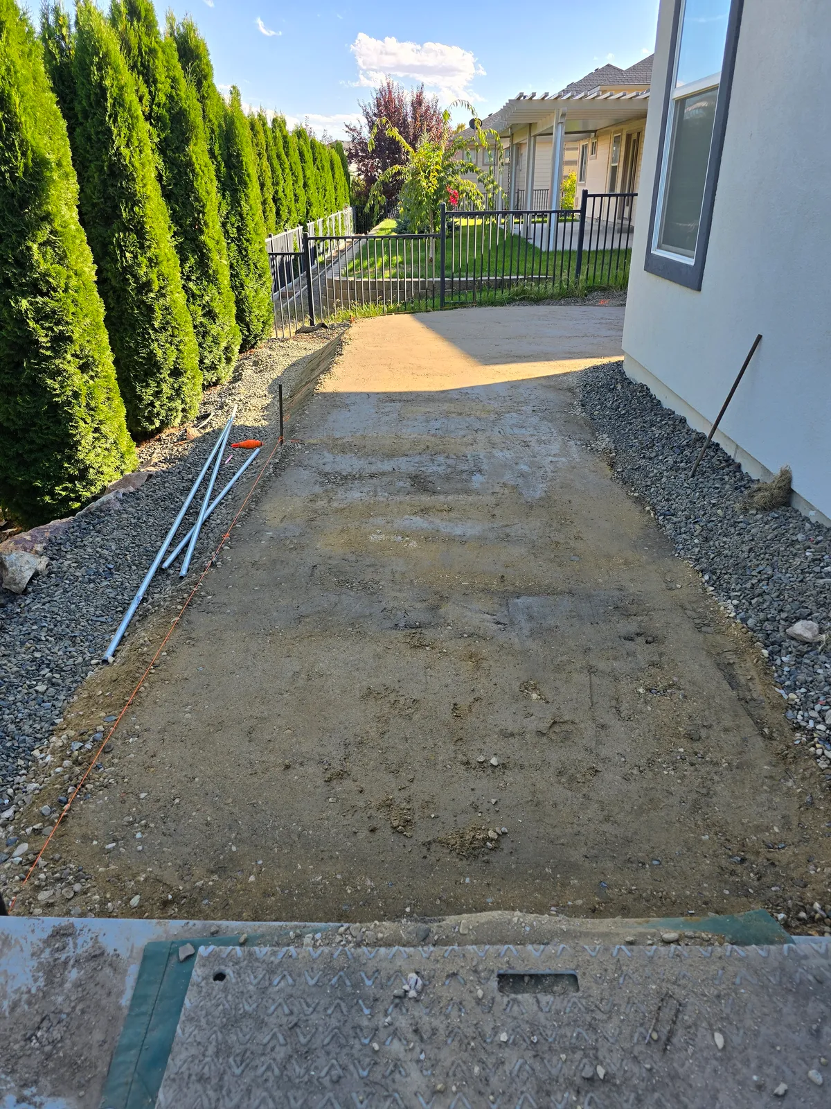 Landscaping project in Boise area